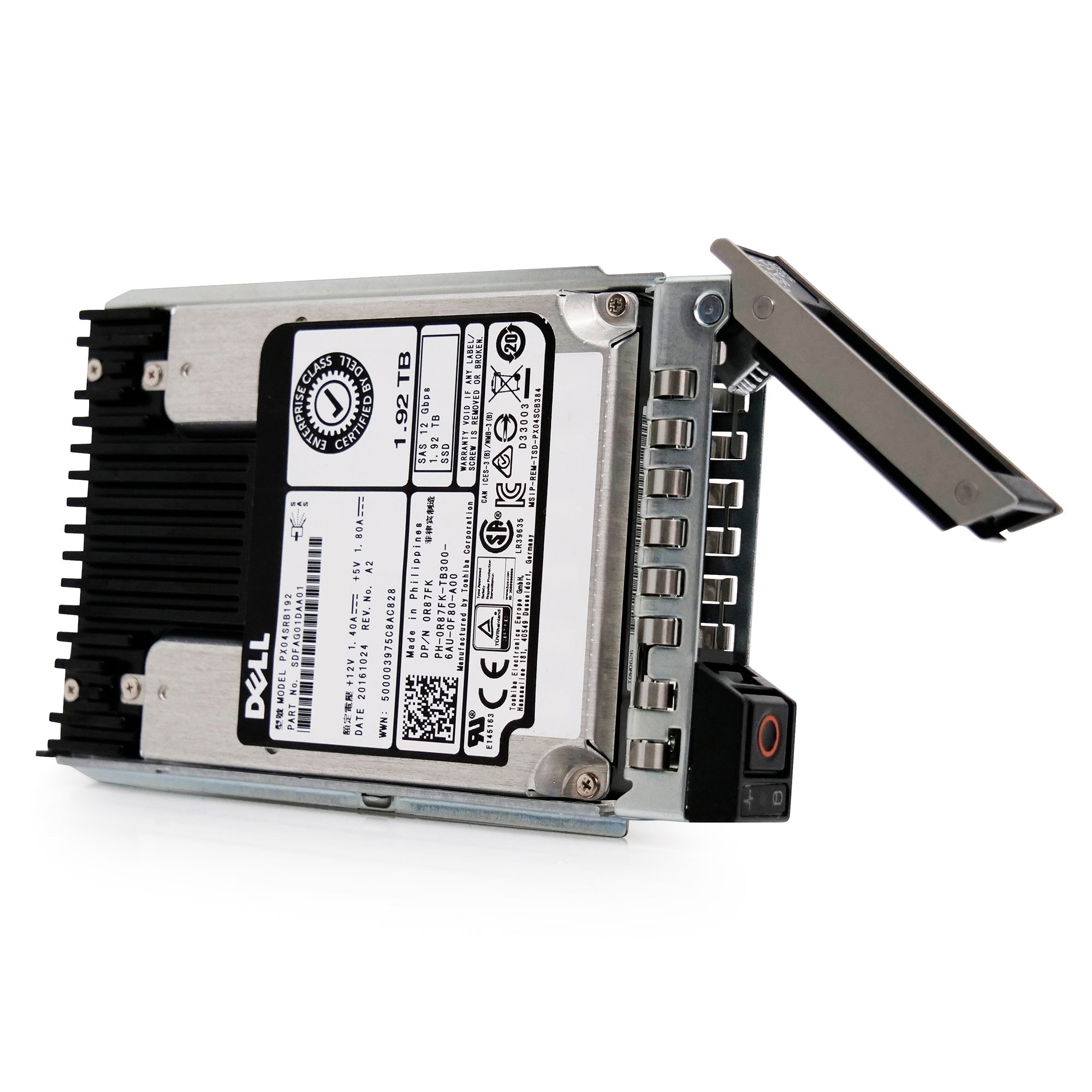 Toshiba G14 0R87FK 1.92TB 1 DWPD SAS-3 12Gb/s MLC 2.5in Refurbished SSD