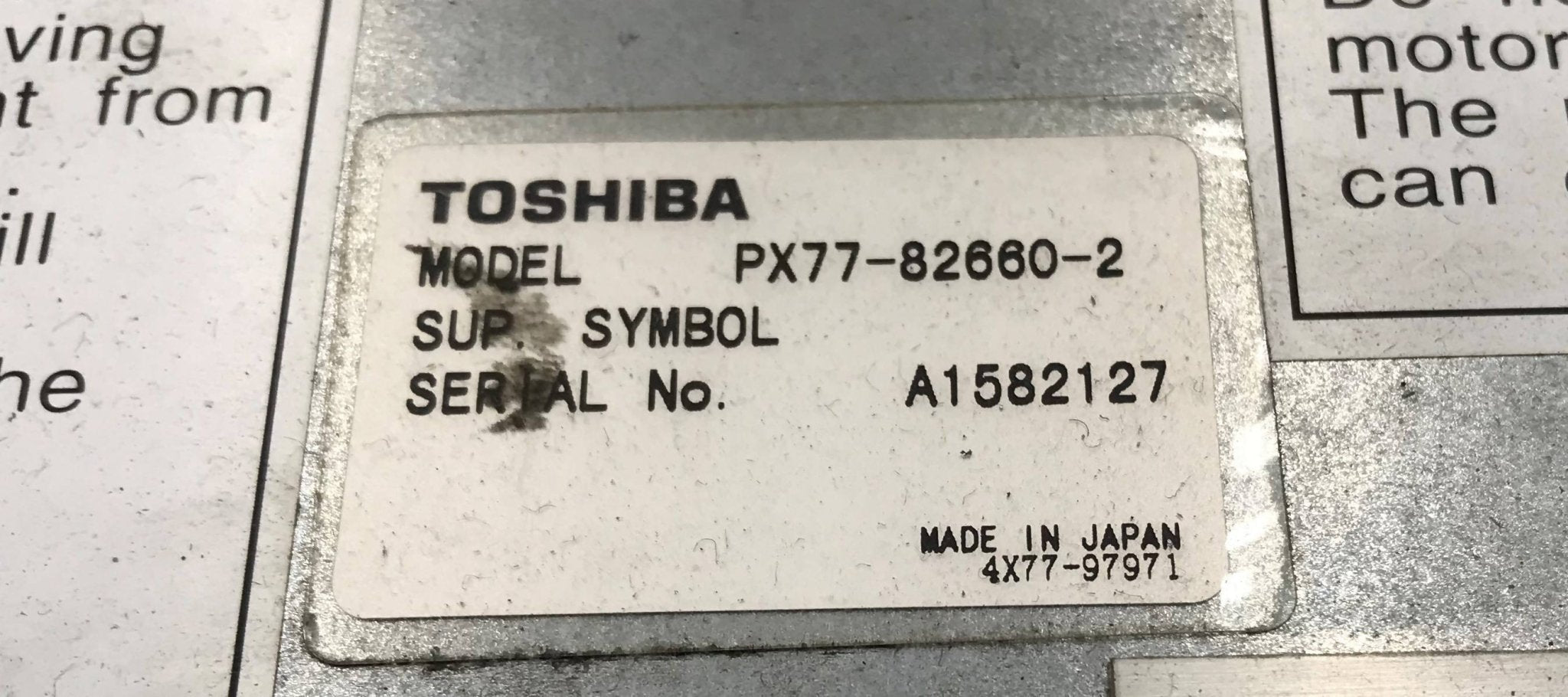 Gantry Collimator Slit Optix Pulse Motor Assembly (PX77-82660-2 Toshiba