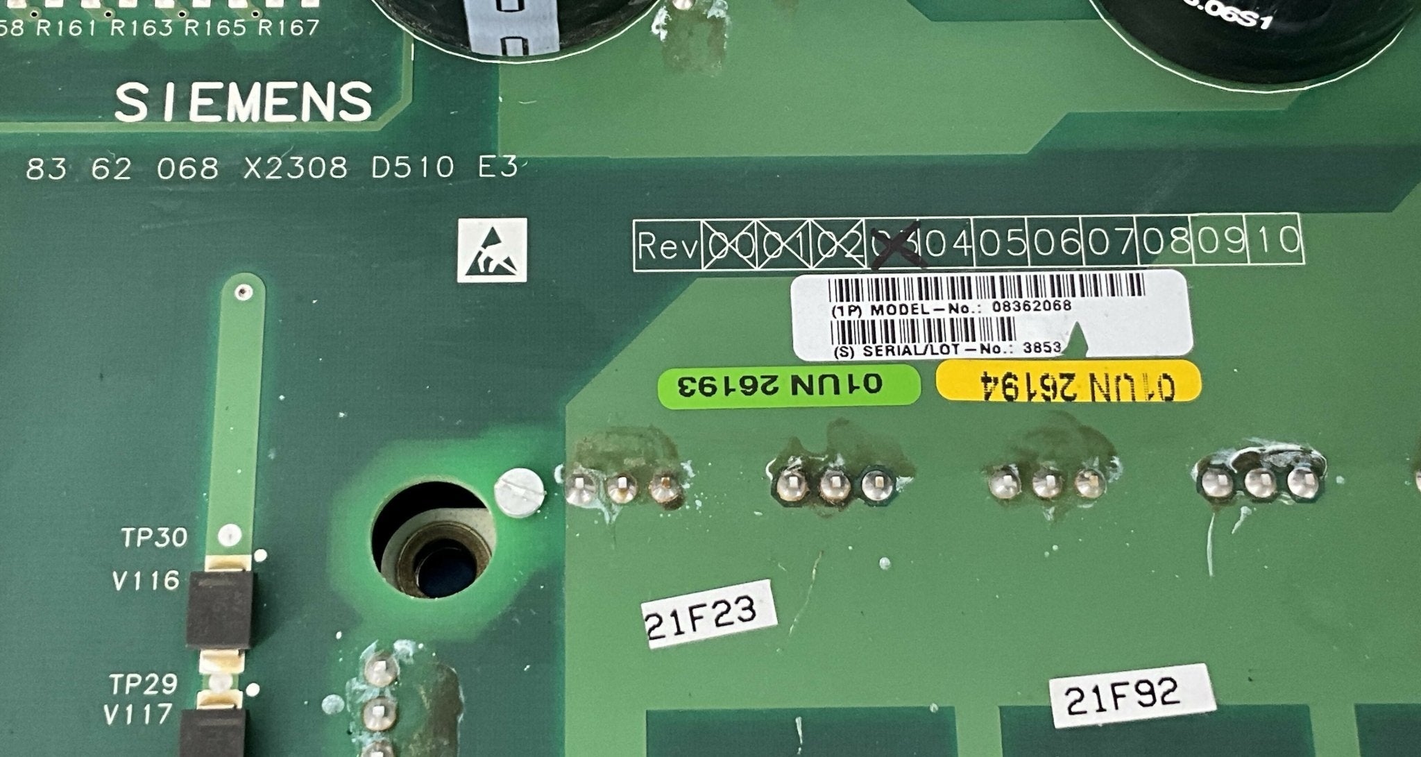Generator Circuit Board D150 (7717528/08362050/08362068) SIEMENS
