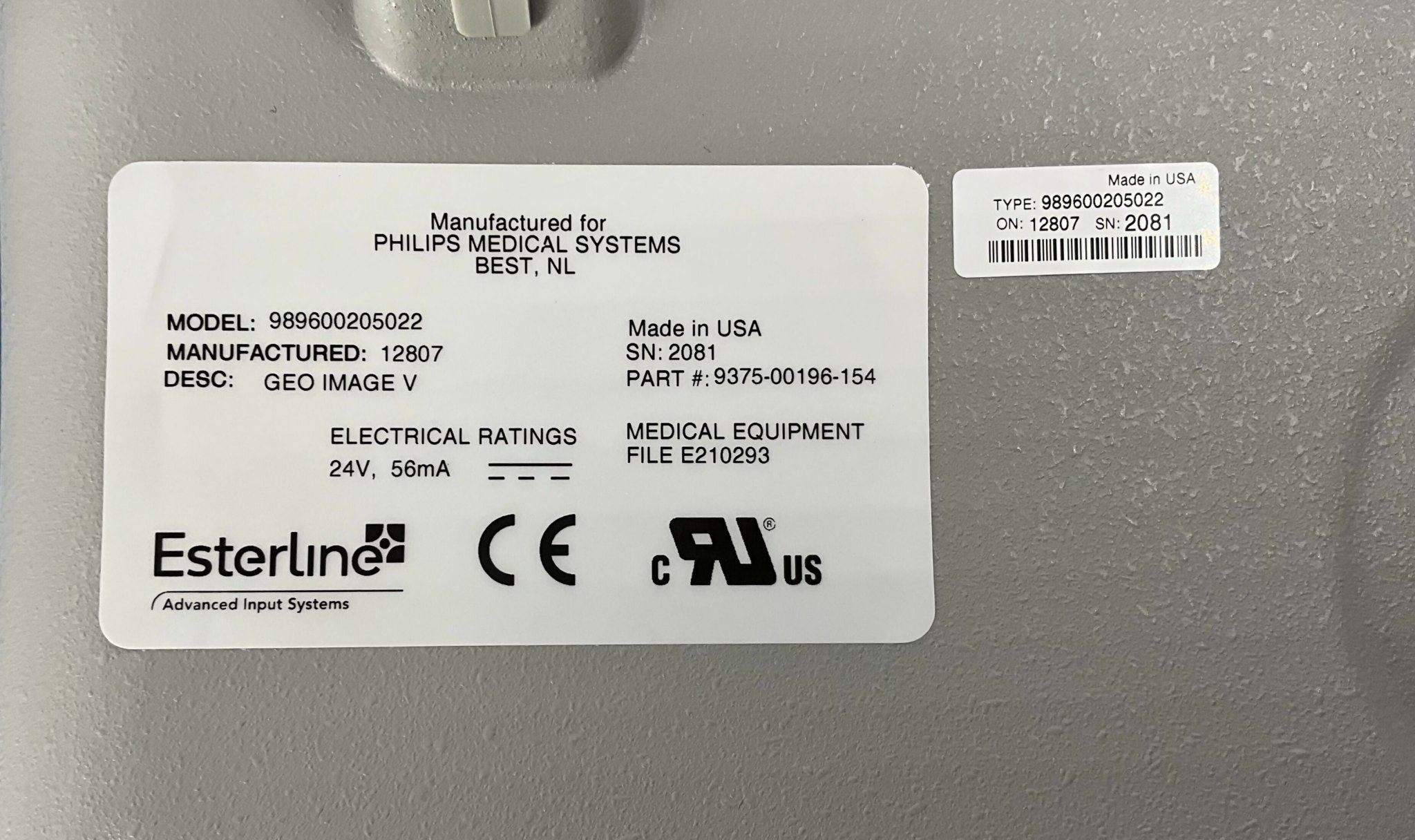GEO IMAGE V MODULE (989600205022 PHILIPS