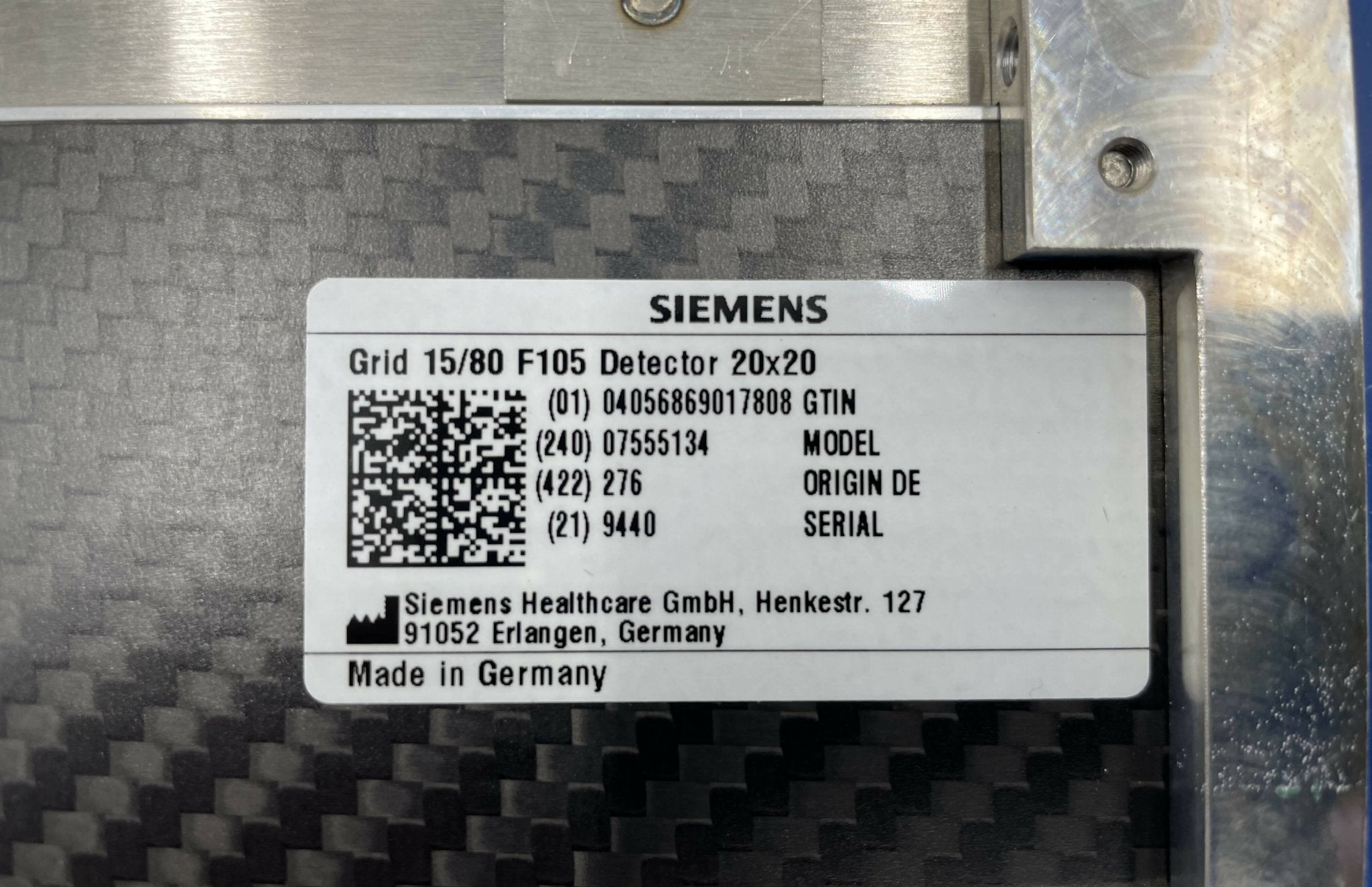 GRID 15X80 F105 DETECTOR 20X20 (7145472/7555135 SIEMENS