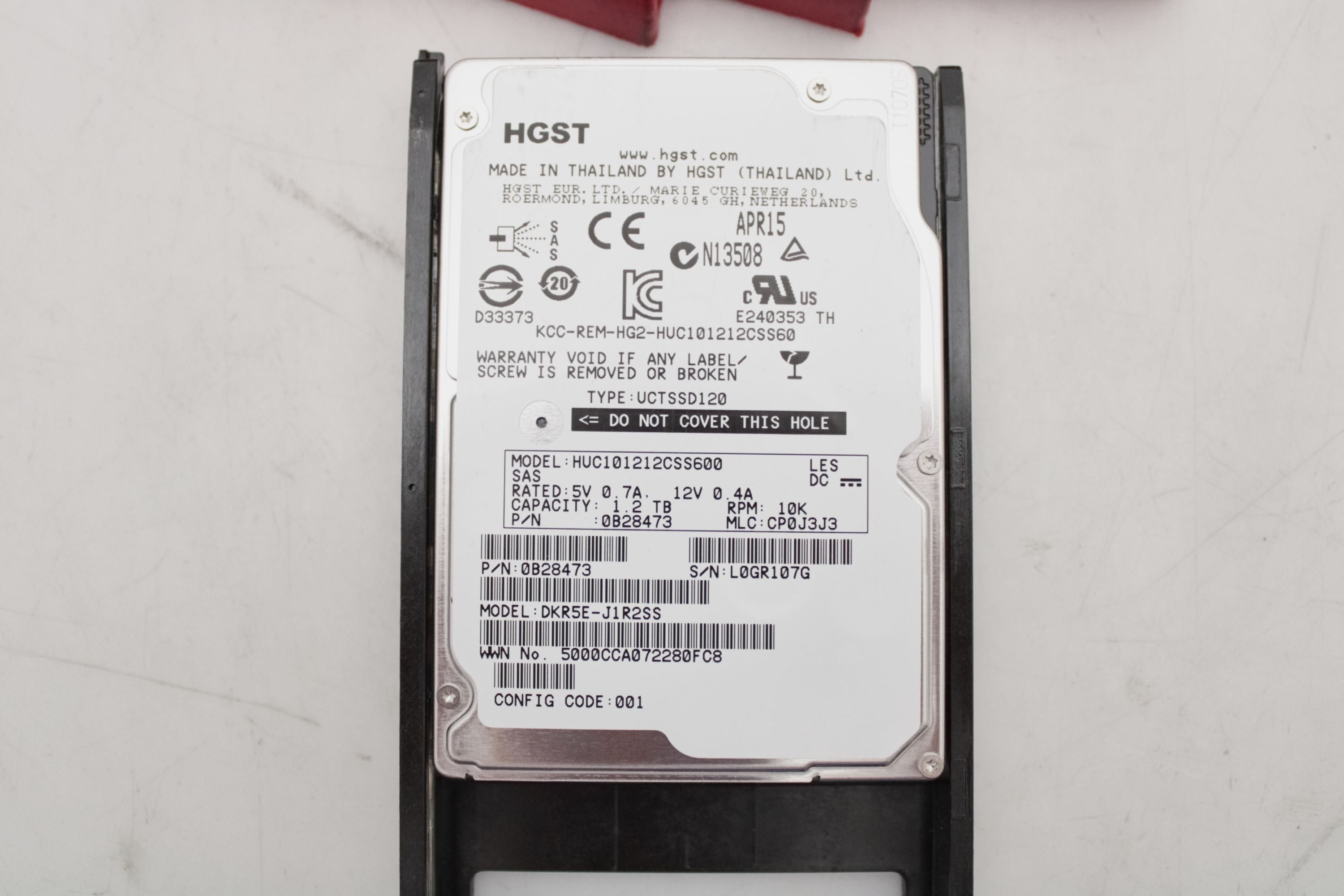 Hitachi 3282390-S 1.2TB 10K SAS SFF Disk HUS