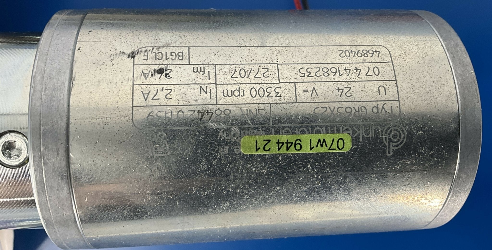 HORIZONTAL MOTOR ASM (04689402/07729606/07455400) SIEMENS