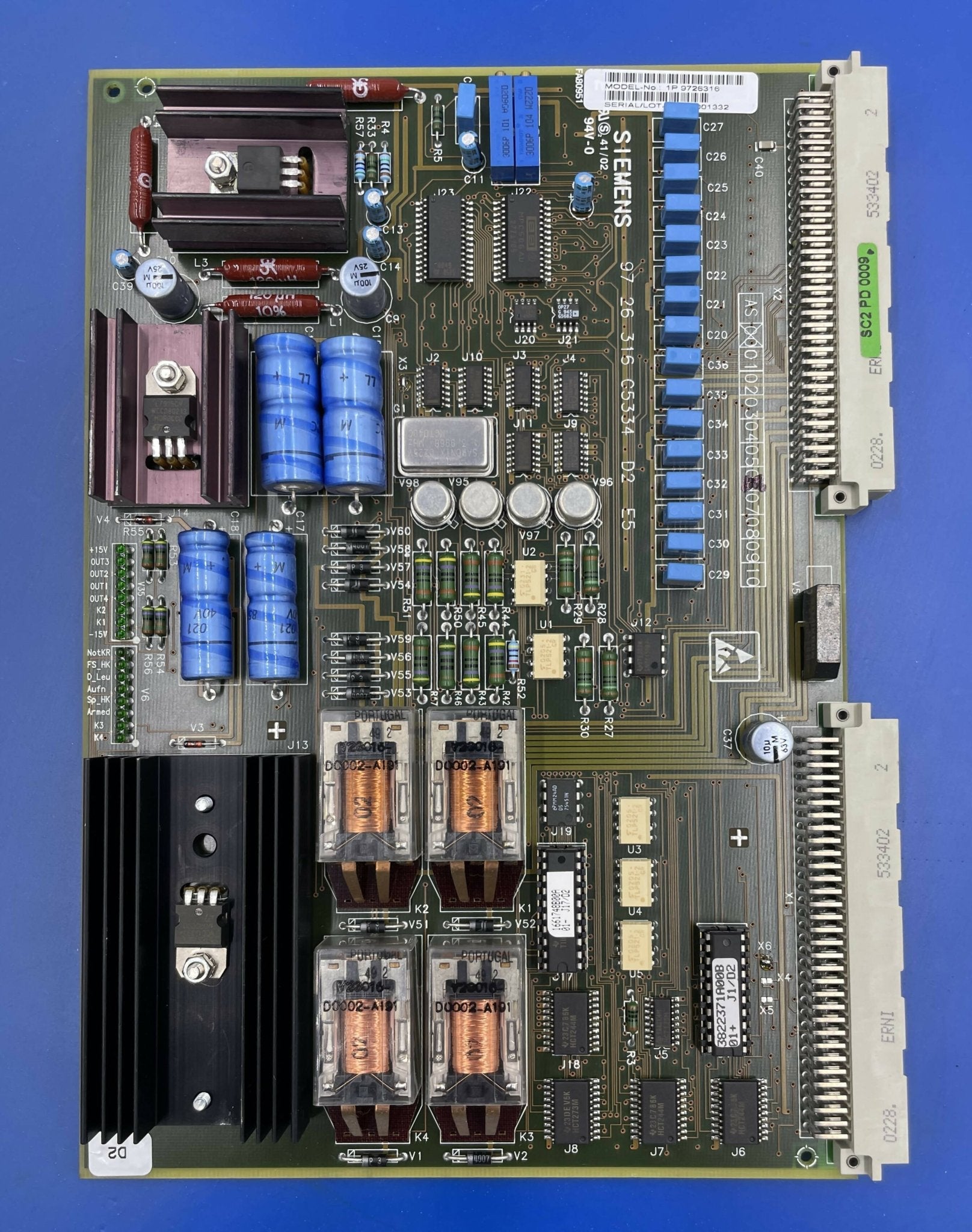 HOST EXTENSION D2 PCB (9726316/09726316 SIEMENS
