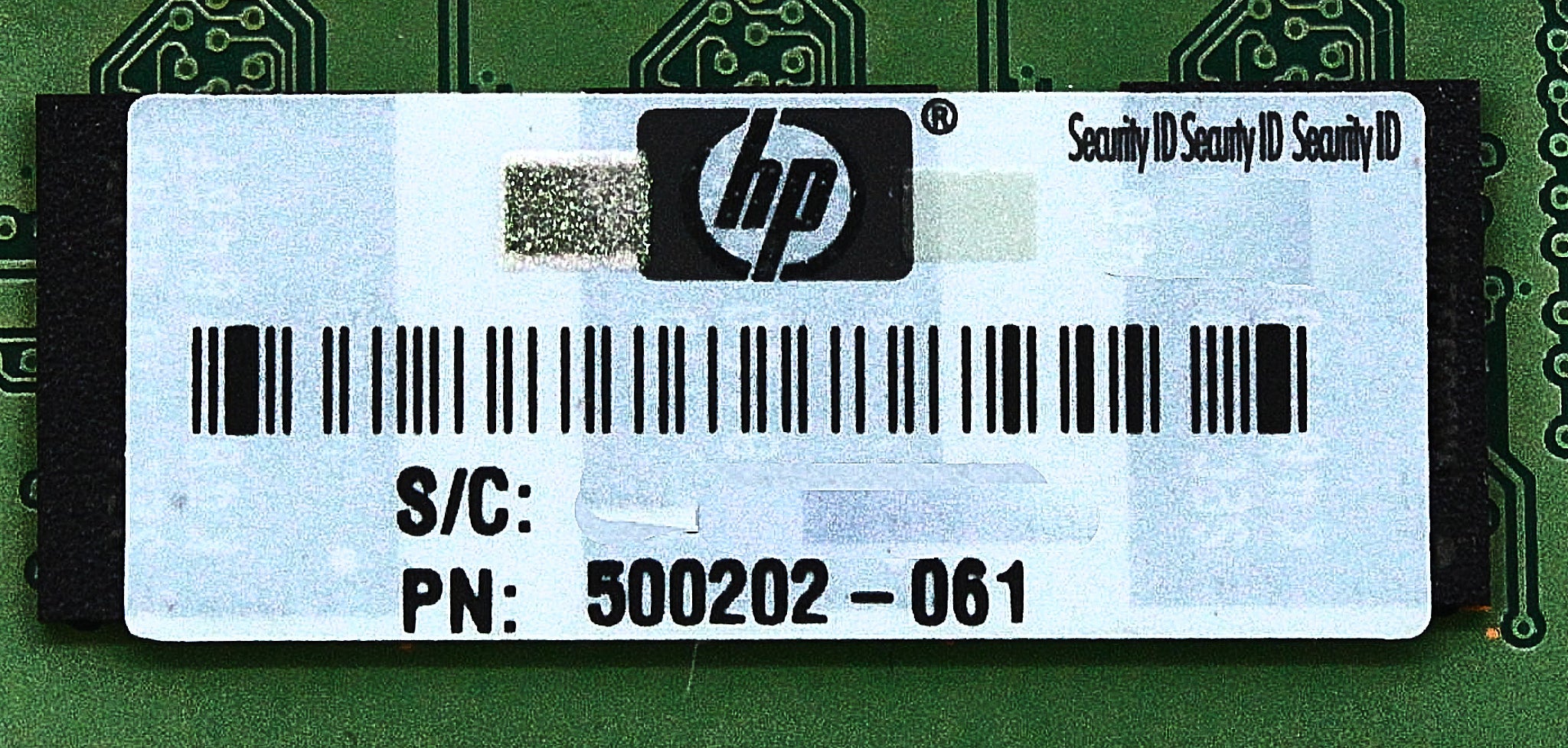 HP 500202-001 2GB PC3-10600R DDR3-1333 2RX8 ECC