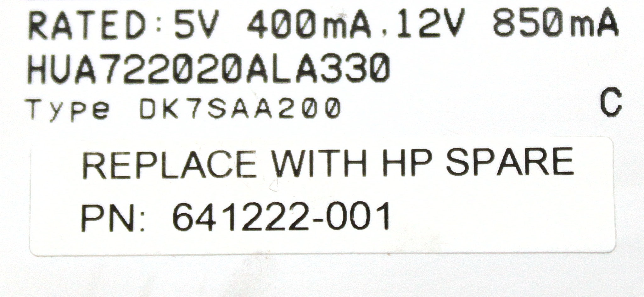 HP 641222-001 3PAR 2TB 7200RPM 3.5 SATA HDD