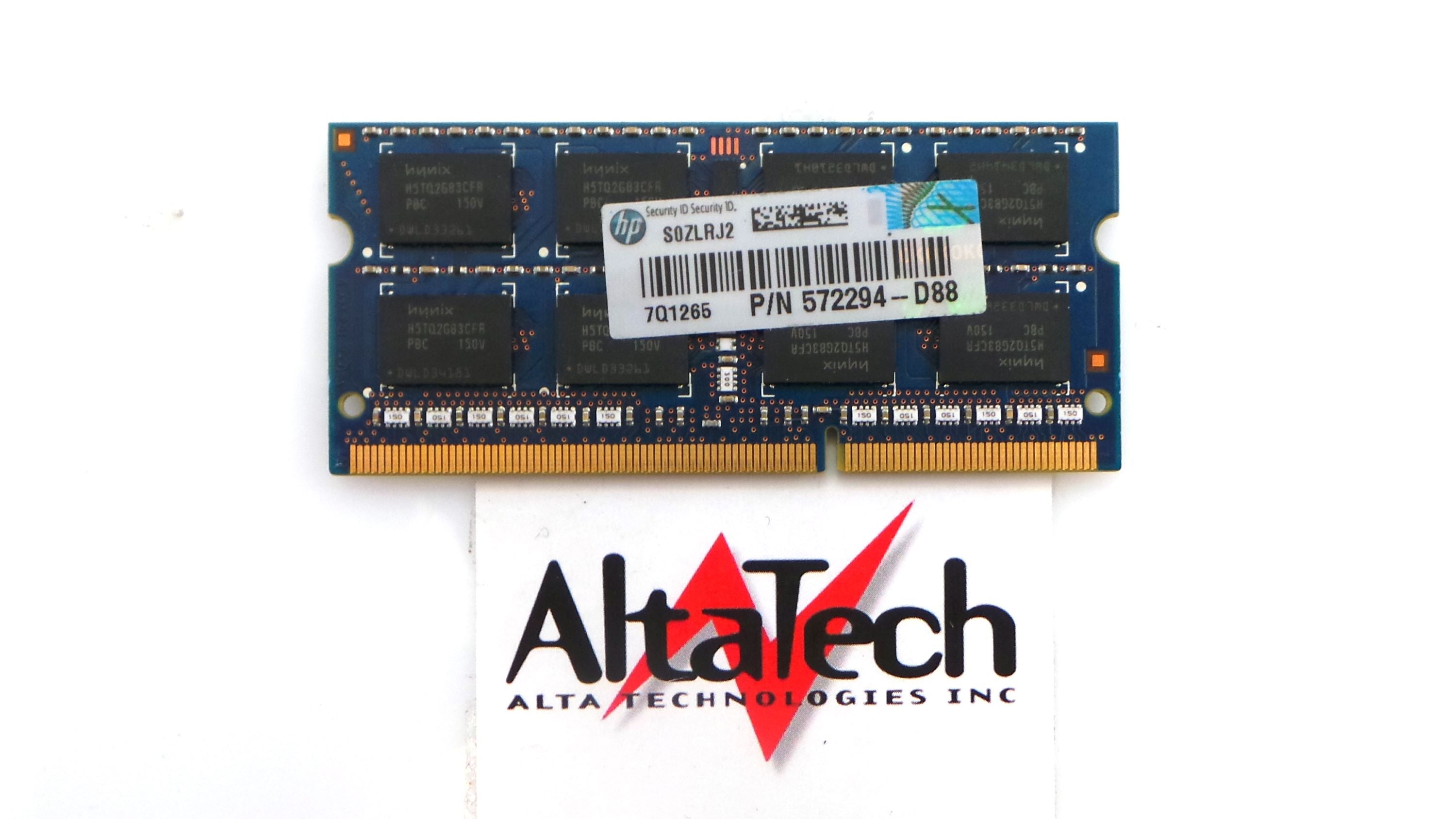 HP 641369-005 4GB PC3-12800S 2X8 N-ECC LAPTOP