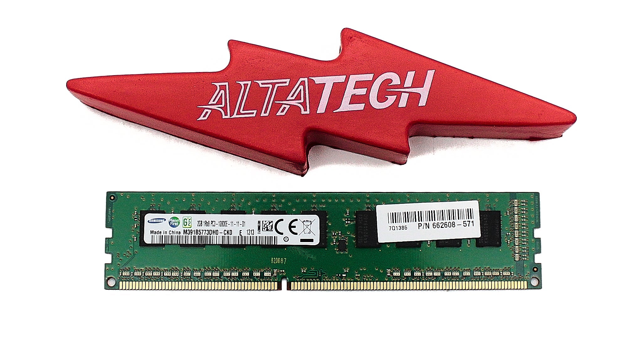 HP 662608-571 2GB PC3-12800E DDR3-1600 1RX8 ECC