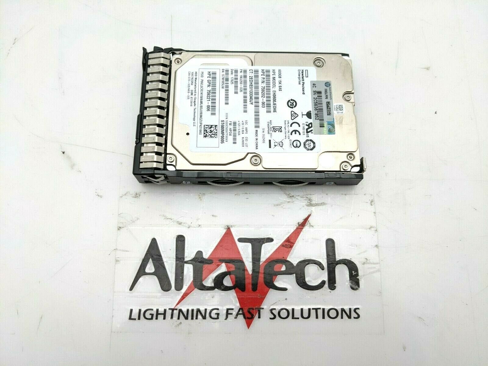 HP 759212-B21 600GB 15K SAS 2.5" 12G
