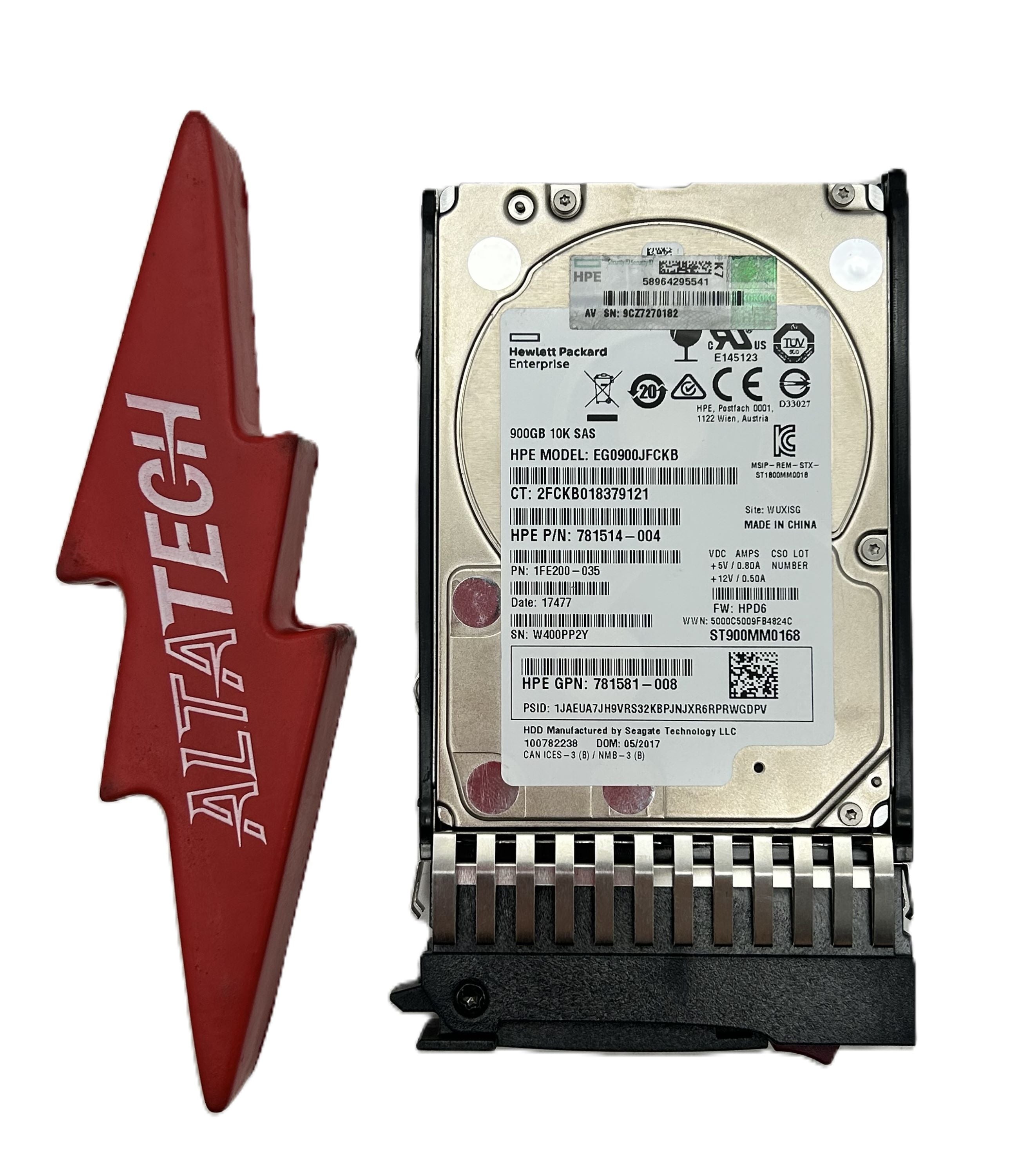 HP 781514-001 600GB 12G 10K SFF SC SAS HDD