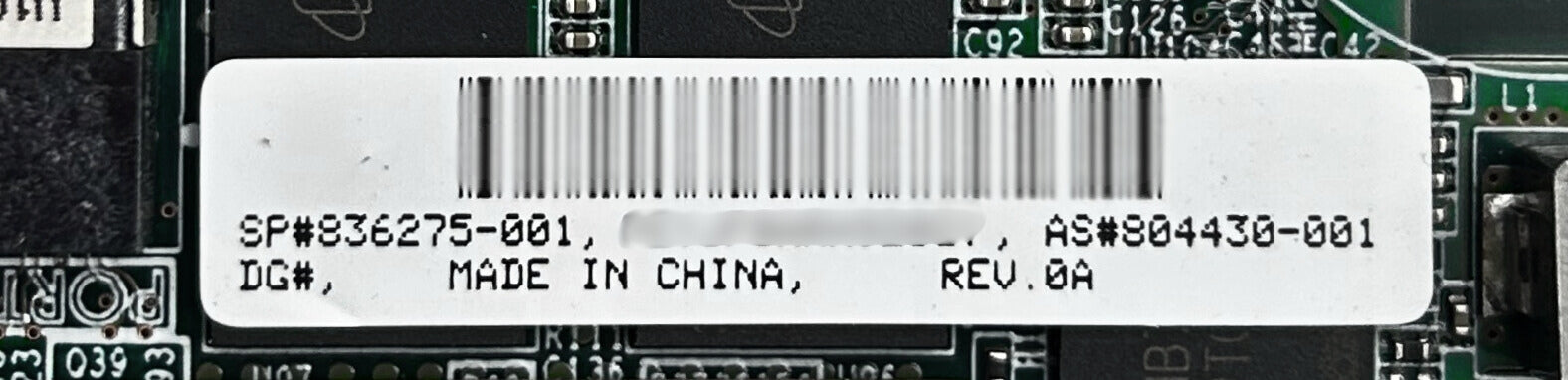 HP 836275-001 P416IE-M SR Gen10 Smart Array Controller