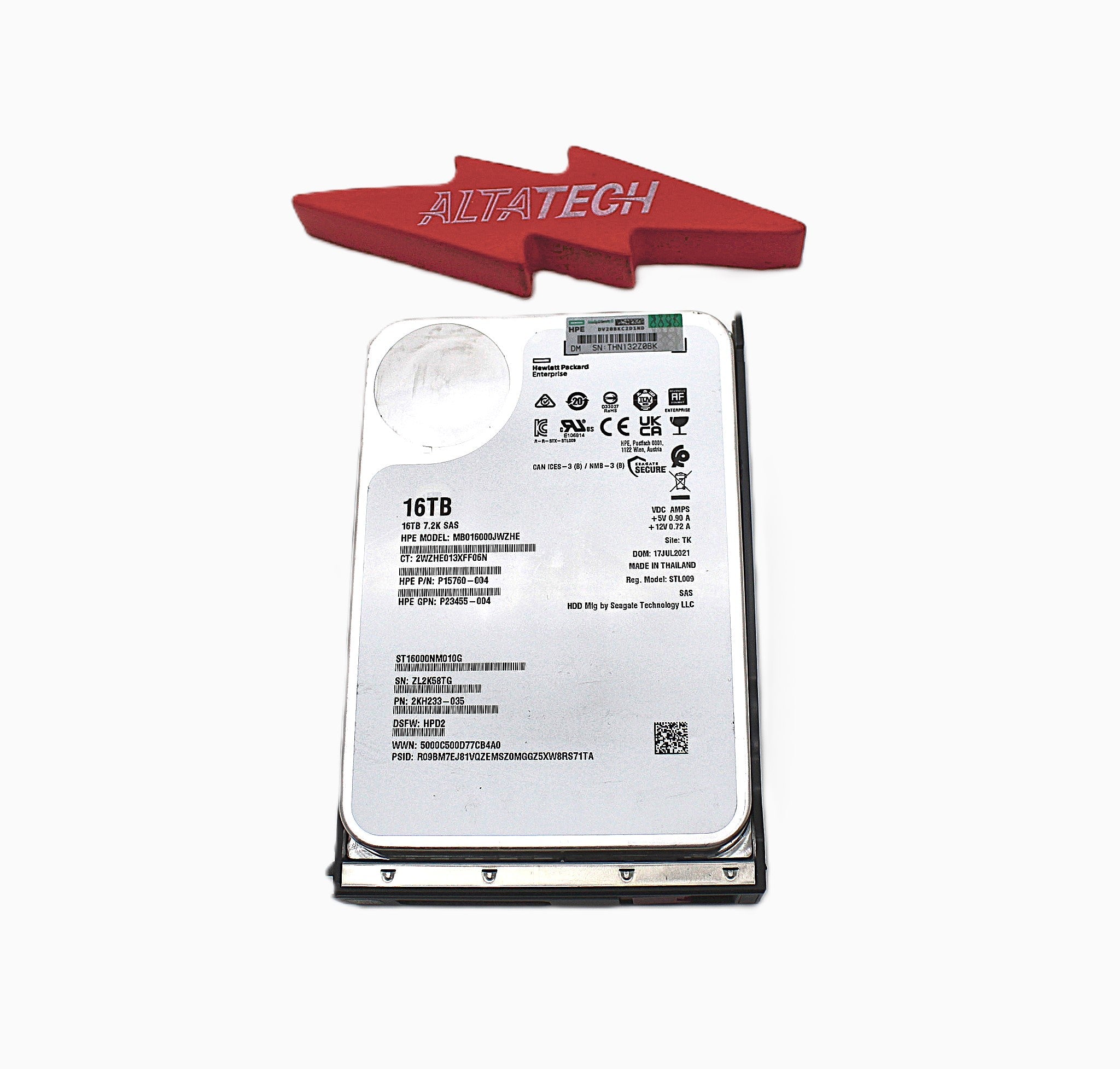 HP P25245-001 16TB 12G 7.2K LFF SAS BC HELIUM 512E ISE MV HDD