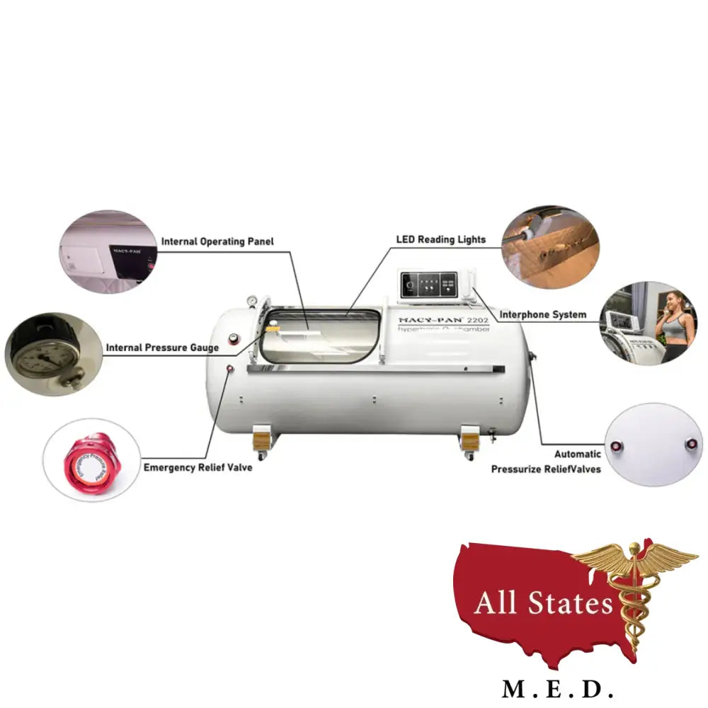 Hyperbaric O2 Chamber 2.0ATA Hard Shell