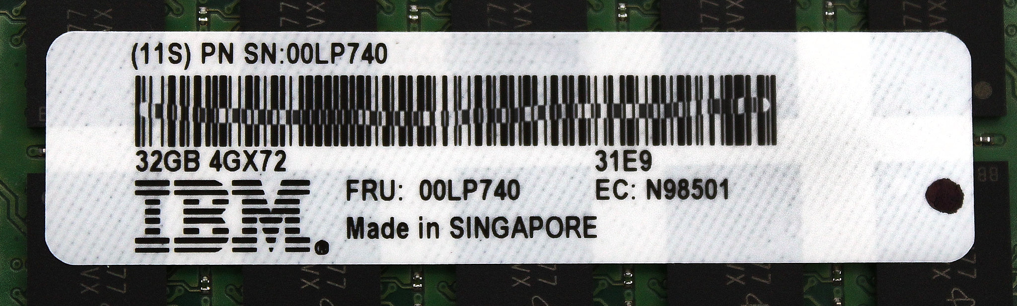 IBM 00LP740 32GB DDR3 CDIMM (31E9)