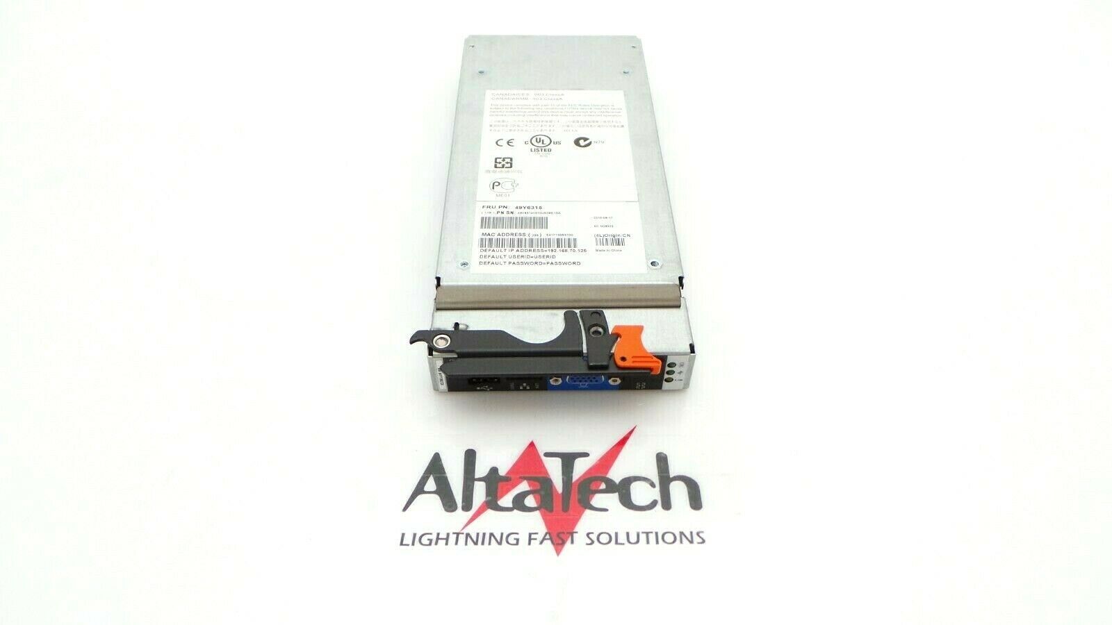IBM 49Y6315 BladeCenter Advanced Management Module