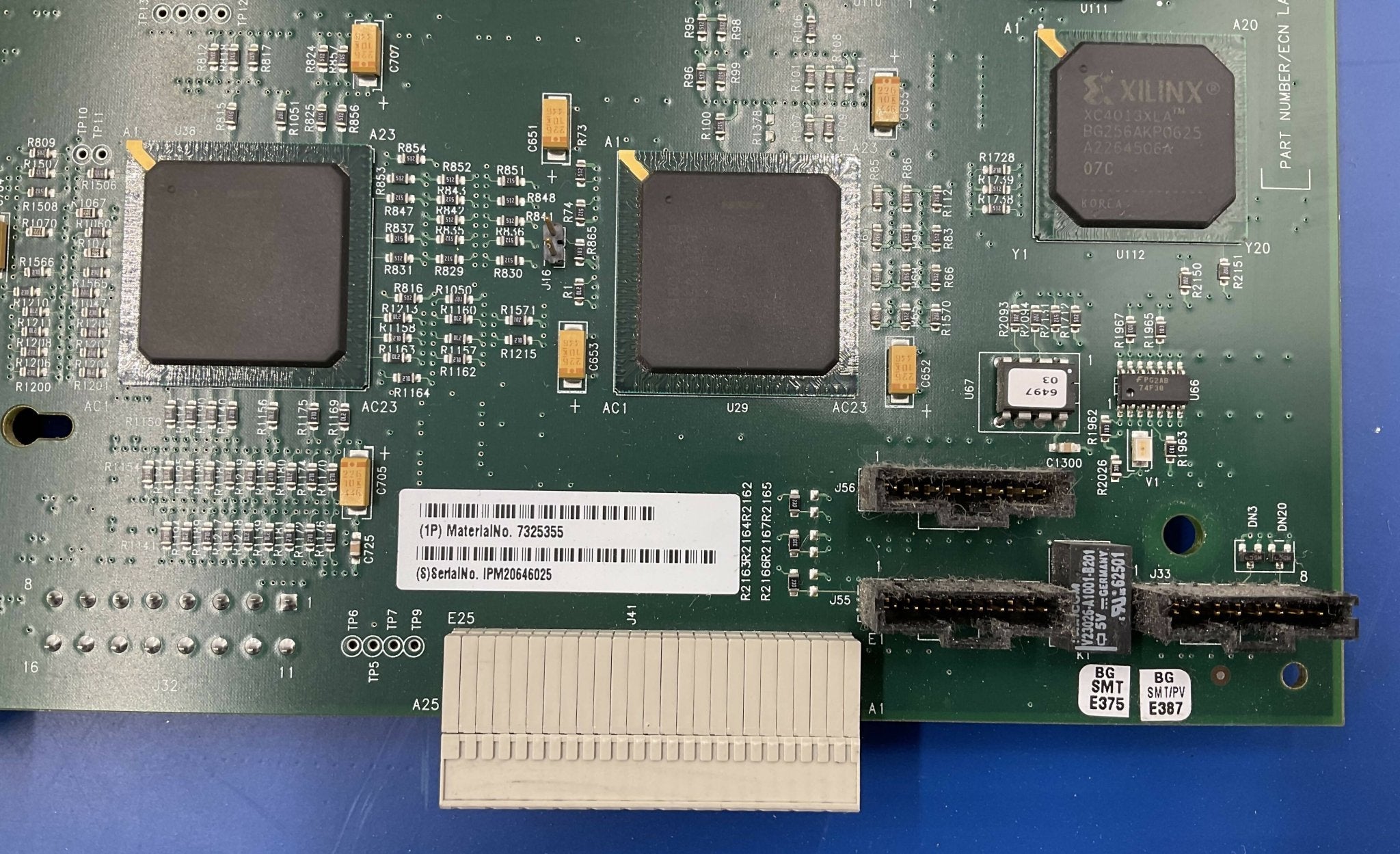Siemens 7325355 - IMPAC Master1 Board Primary Side PCB Rear View | Alo Tech Solutions