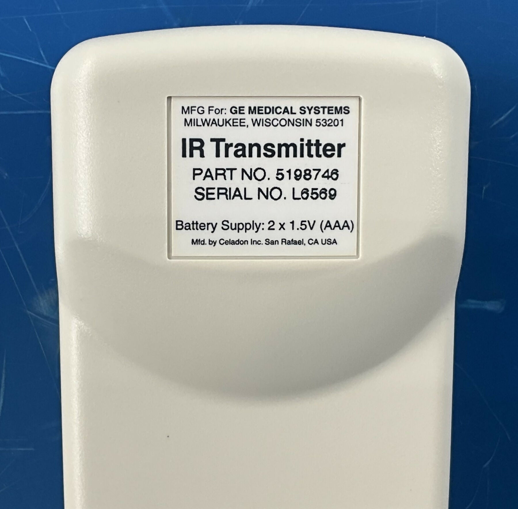 IR REMOTE CONTROL DELUXE V2 (5198746-2/2363185-2/ 2295992-2 GE