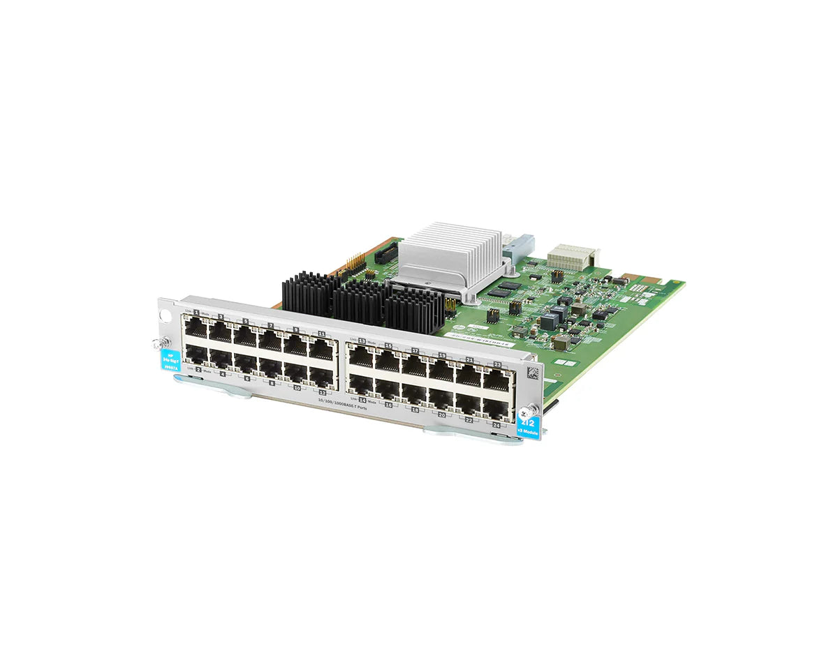 HPE Aruba Networking J9987A 24-Port Gigabit MACsec v3 zl2 Module