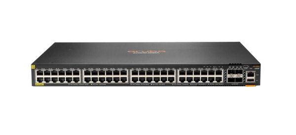 JL665A - HPE Aruba CX 6300F 48-Ports 10/100/1000BASE-T Class4 Ethernet Layer 3 Rack-mountable Managed Network Switch with 4-Ports SFP56