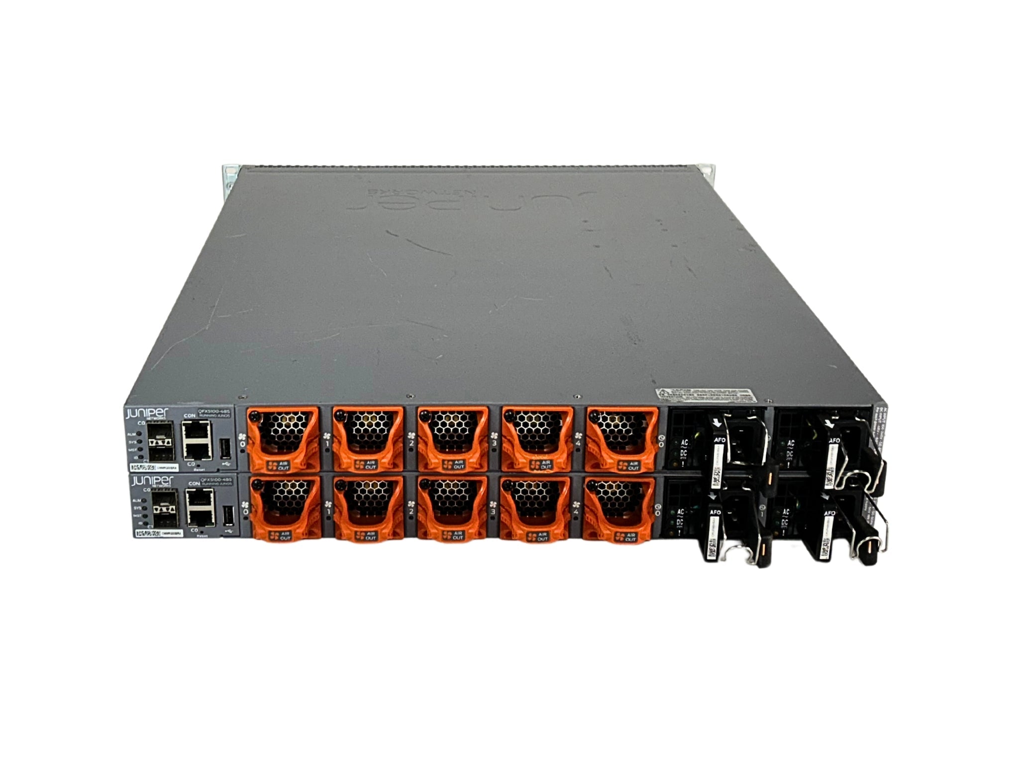 Juniper Networks 2x QFX5100-48S-3AFO Quantity 2x Juniper 48-Port Switc