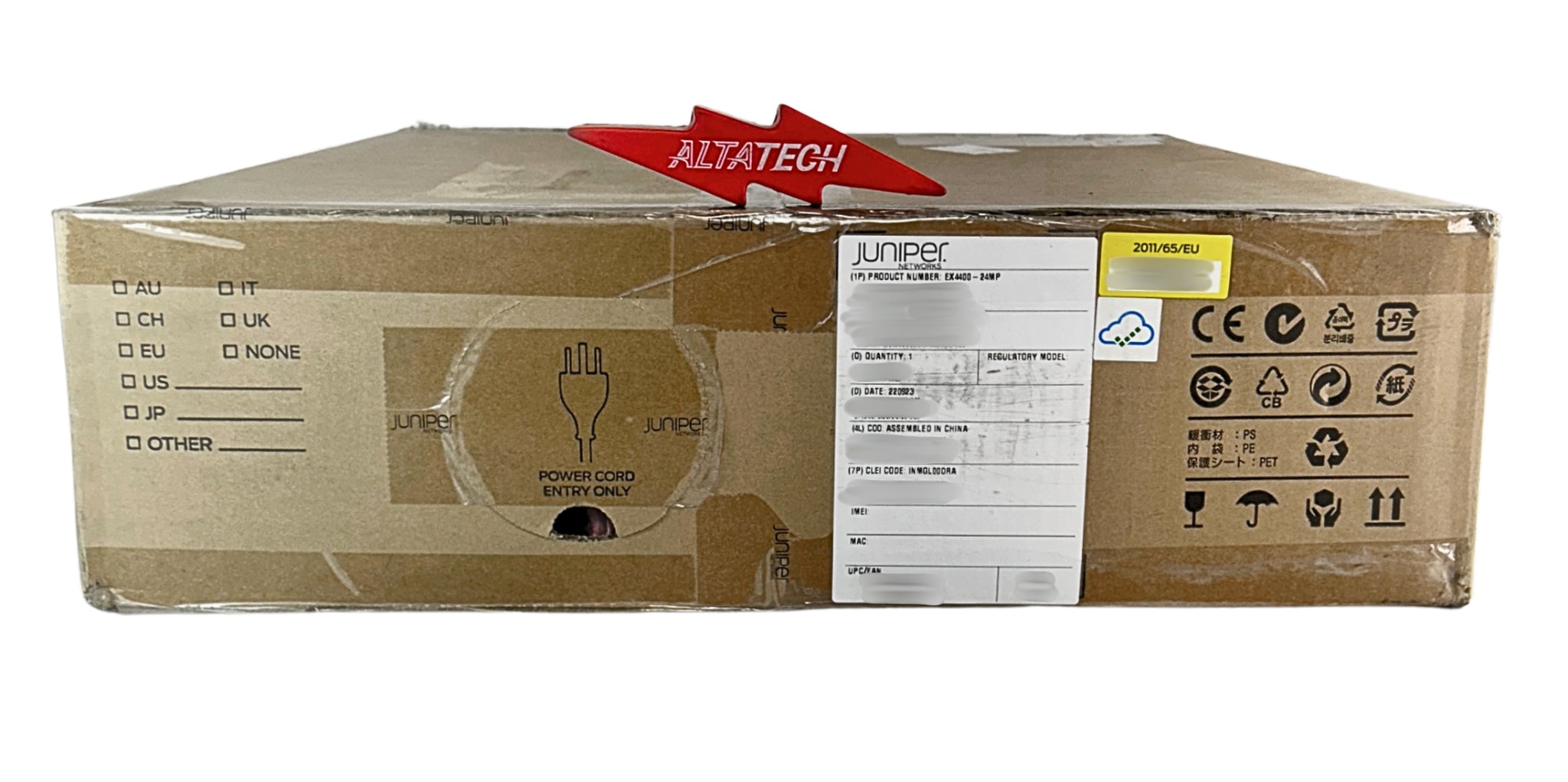 Juniper Networks EX4400-24MP 24 Ports 1/2.5/5/10G MultiGigabit and 2x1