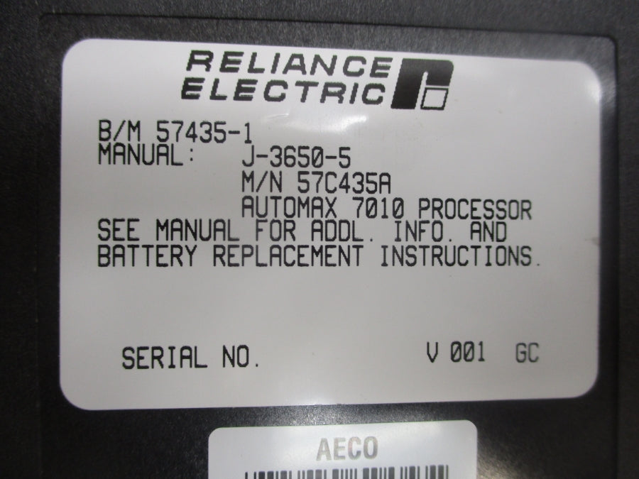 RELIANCE ELECTRIC 57C435A NSNP