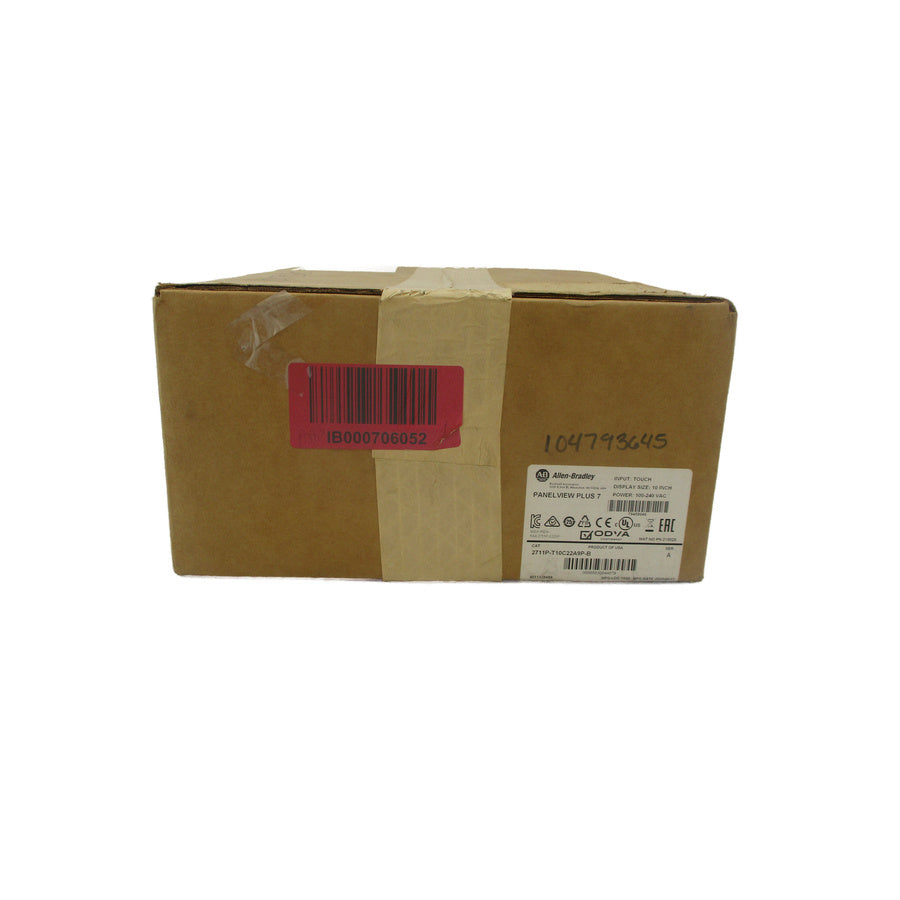 ALLEN BRADLEY 2711P-T10C22A9P-B SER. A 100-240VAC NSFS