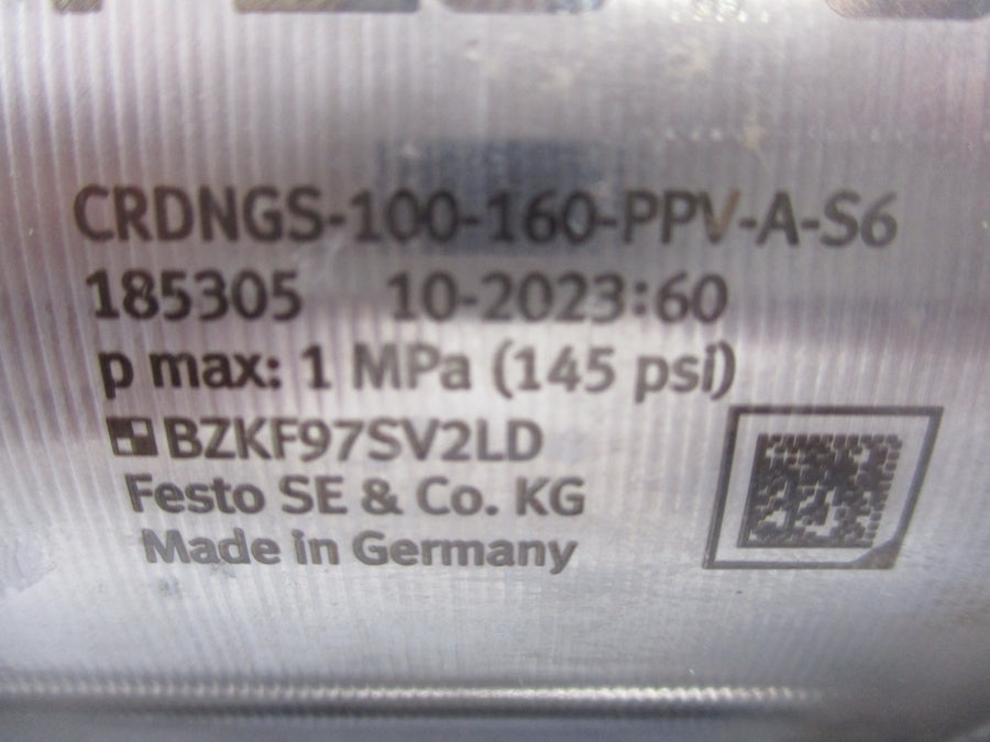 FESTO CRDNGS-100-160-PPV-A-S6 185305 145PSI NSNP