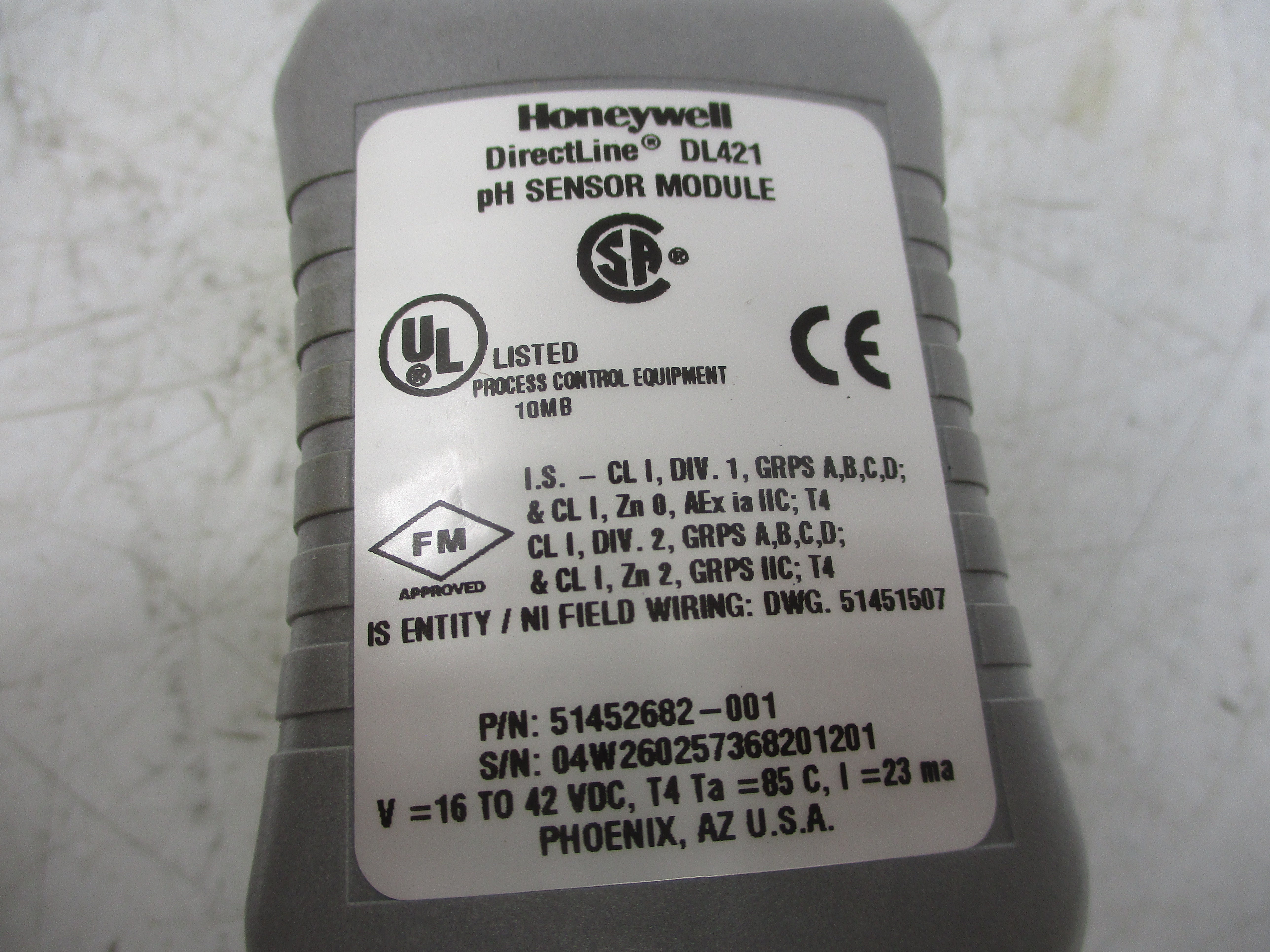 HONEYWELL DL421 51452682-001 16-42VDC NSMP