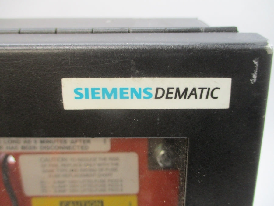 SIEMENS DEMATIC K001752CAA 00XC14M001 120VAC 3A NSNP
