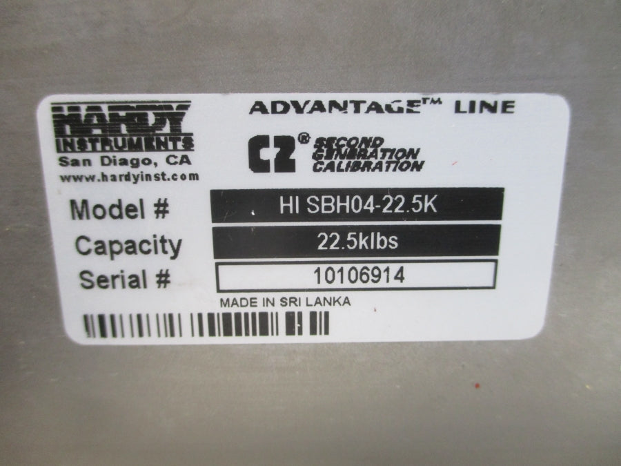 HARDY INSTRUMENTS HISBH04-22.5K (AS PICTURED) NSNP