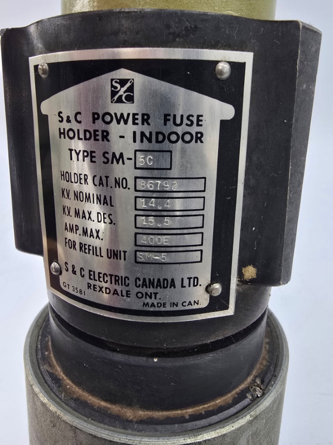 S&C ELECTRIC SM-5C 86792 400EA NSNP