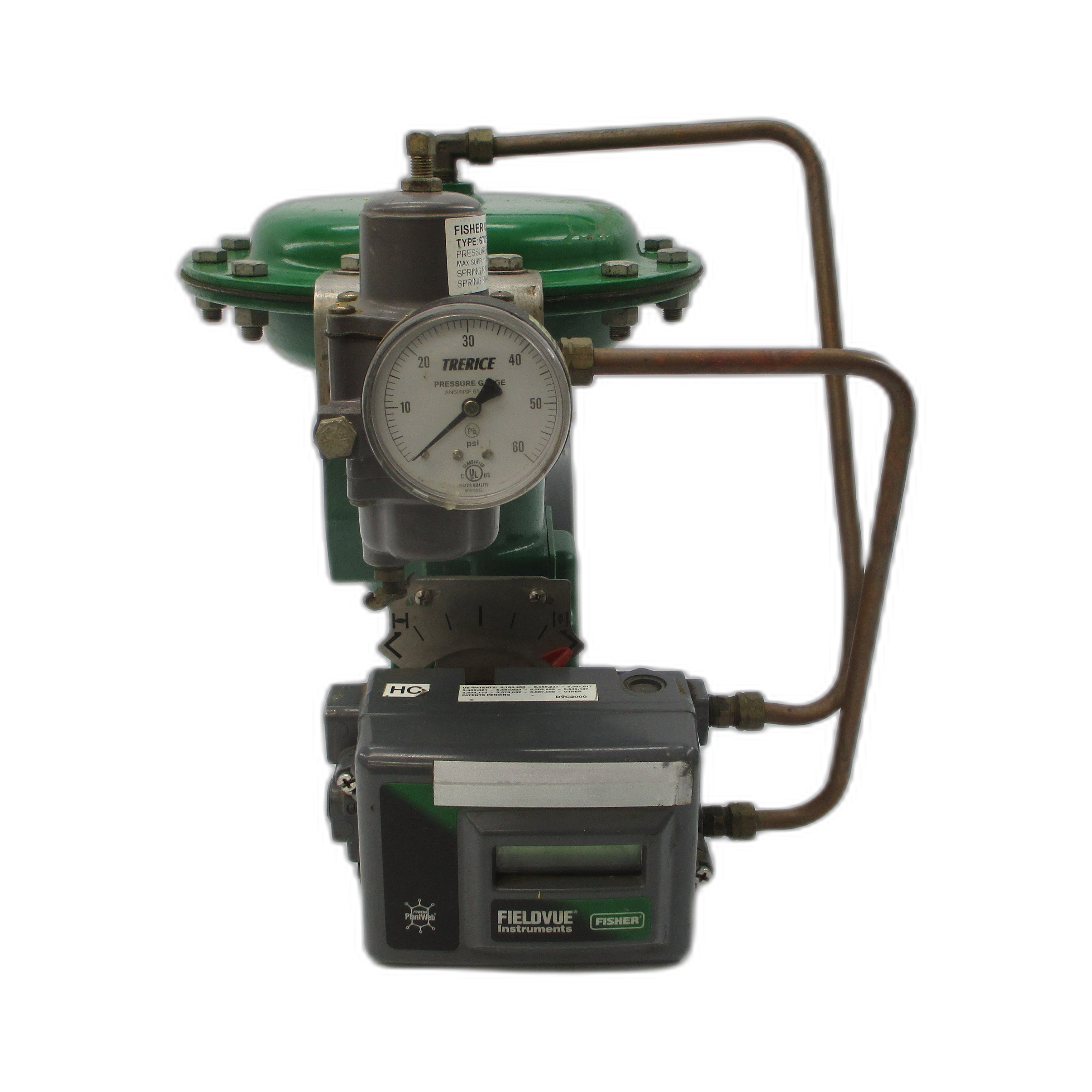 FISHER V150 1052 DVC2000 30PSI SIZE 20 2" UNMP