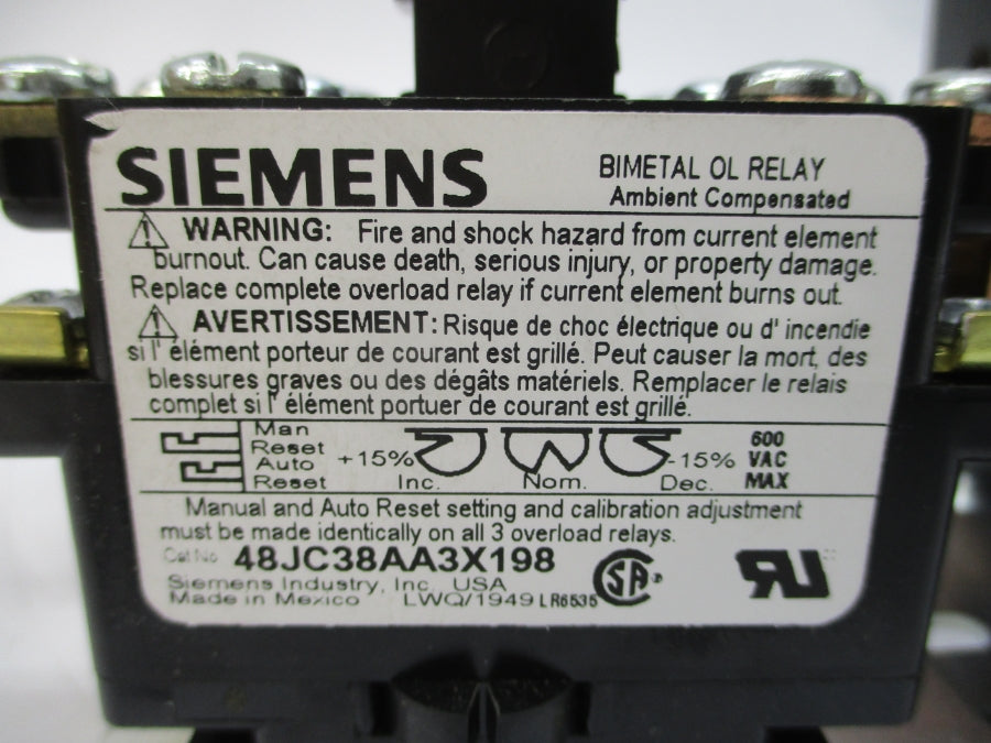 SIEMENS 14JG32AF81X198 110/120V 135A NSMP