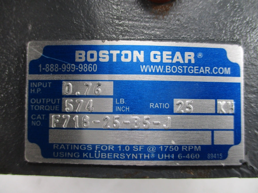 BOSTON GEAR F718-25-B5-J NSMP