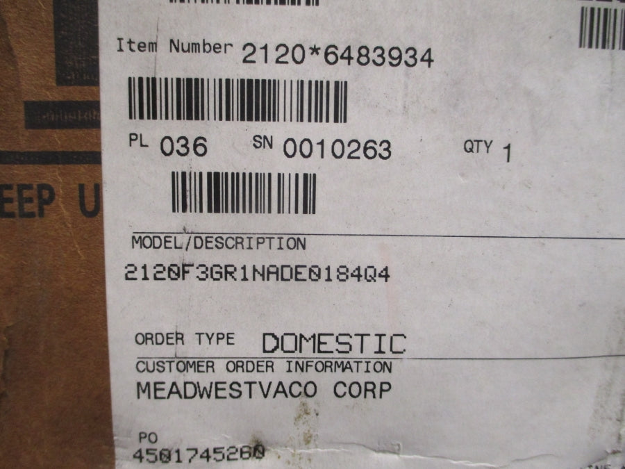 ROSEMOUNT 2120F3GR1NADE0184Q4 20-264VAC 5A NSMP