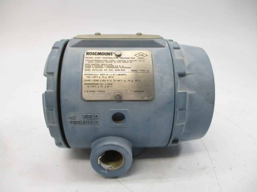 ROSEMOUNT 3144PD1A1E5B4M5T1Q4 12.0-42.4VDC REV. AC UNMP