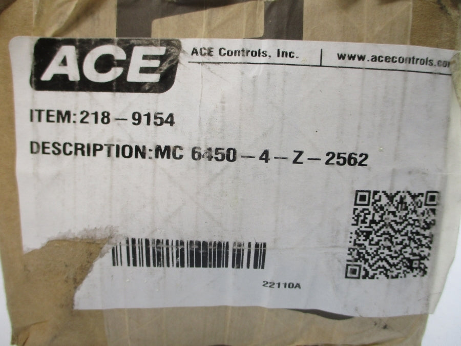 ACE CONTROLS 218-9154 MC6450-4-Z-2562 NSMP