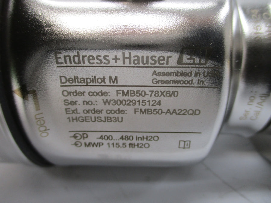 ENDRESS+HAUSER FMB50-78X6/0 11.5-45VDC REV. 1 NSMP