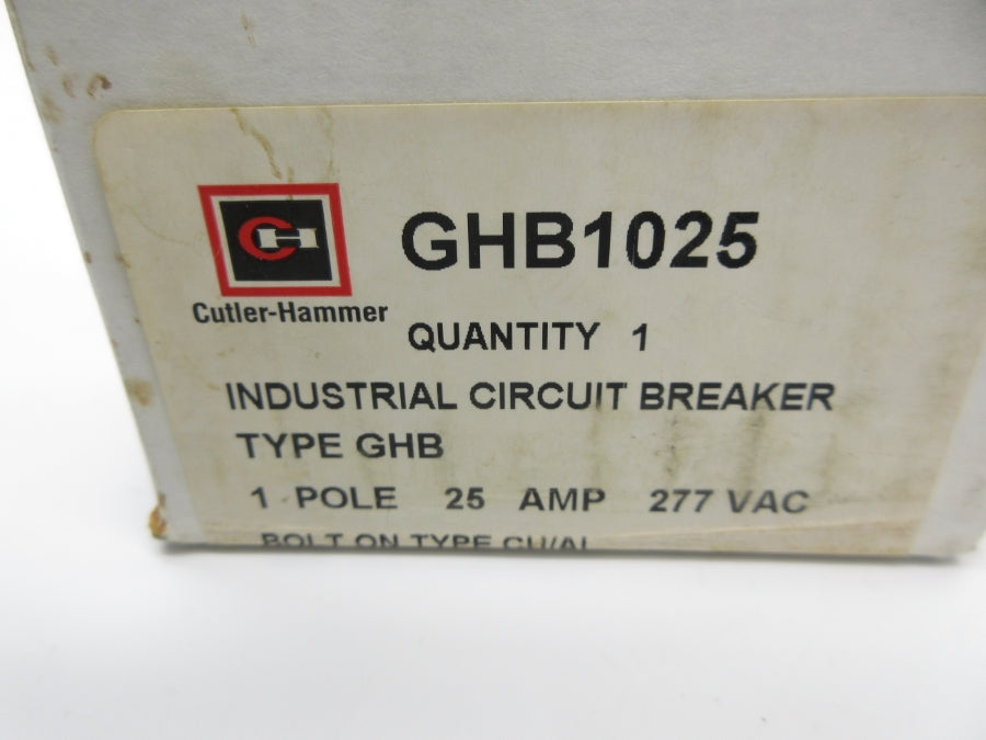 CUTLER HAMMER GHB1025 277VAC 25A NSMP