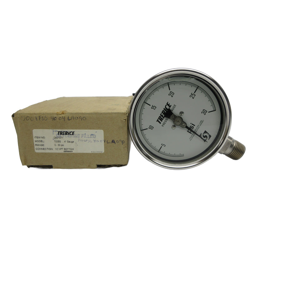 TRERICE DB01011 0-30PSI 4" NSMP