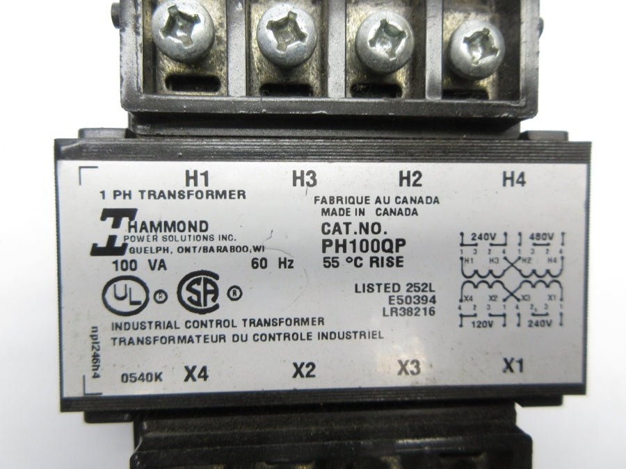 HAMMOND POWER SOLUTIONS PH100QP 480V UNMP