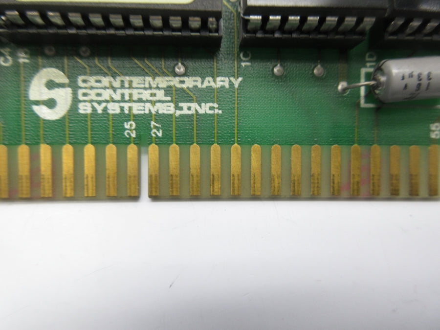 CONTEMPORARY CONTROL SYSTEMS 860808 UNMP