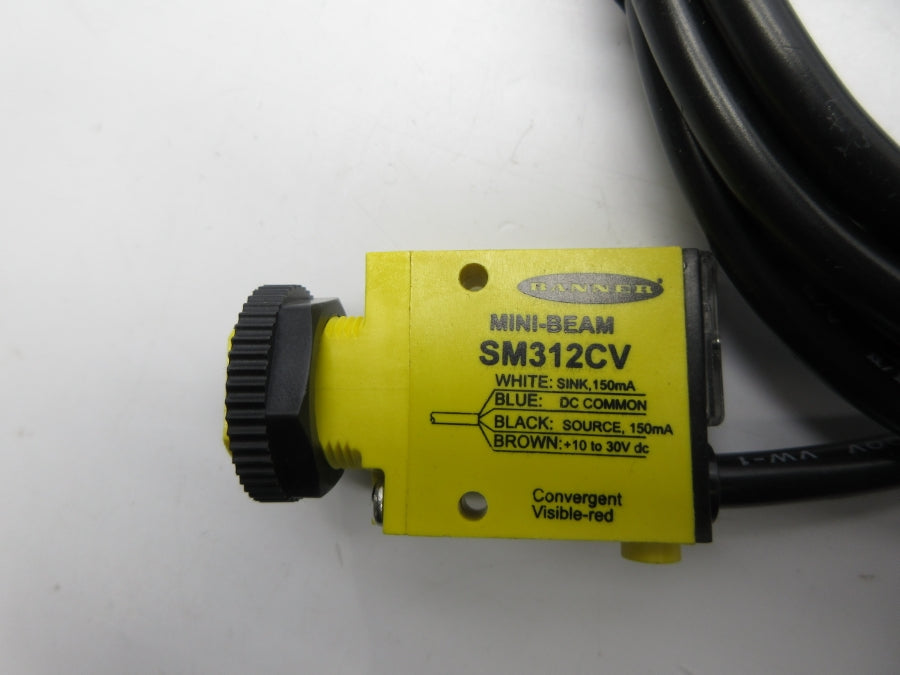 BANNER ENGINEERING SM312CV 10-30VDC (BLACK) NSNP