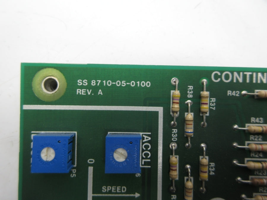 CONTINENTAL HYDRAULICS SS8710-05-0100 REV. A NSNP