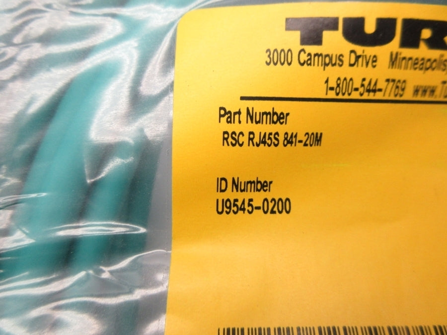 TURCK RSCRJ45S841-20M U9545-0200 NSMP