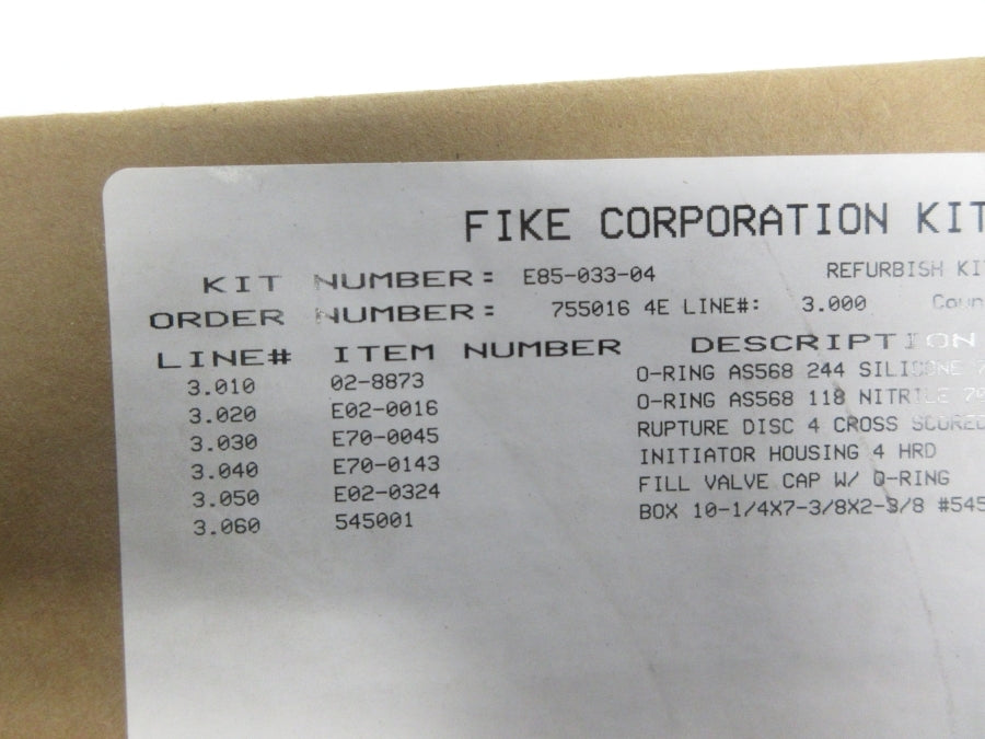 FIKE E85-033-04 NSMP