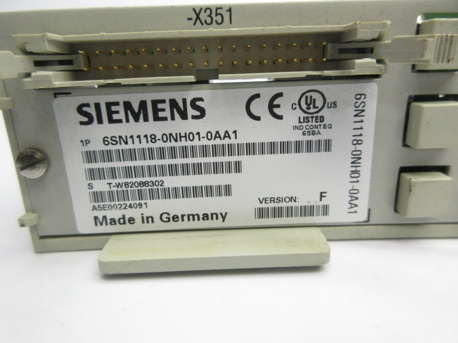 SIEMENS 6SN1118-0NH01-0AA1 VER. F UNMP