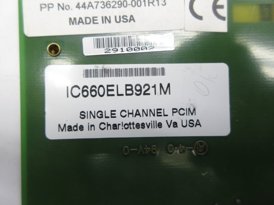 GE FANUC IC660ELB921M UNMP