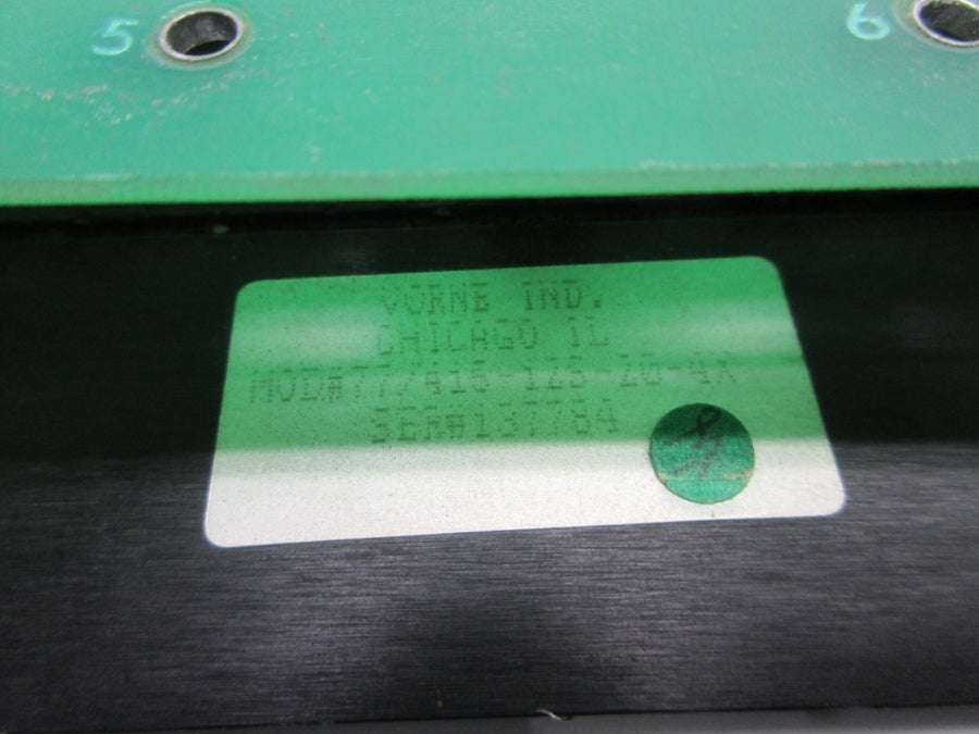 VORNE INDUSTRIES 77/415-125-20-4X UNMP